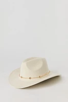 Chapeau de cowboy avec chaîne et breloque