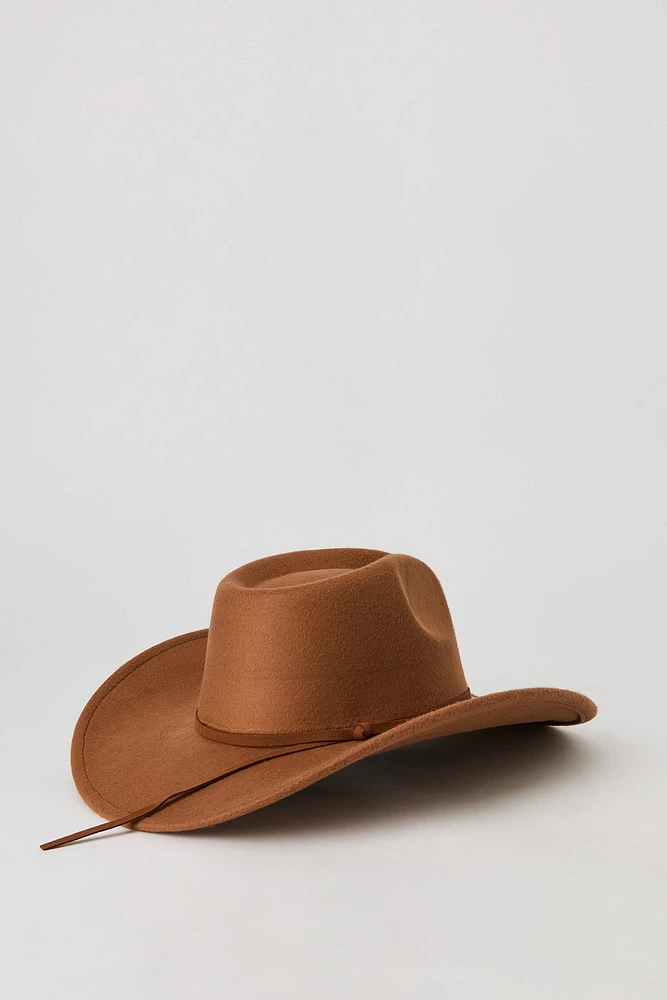 Chapeau de cowboy avec liséré et attaches