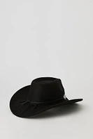 Chapeau de cowboy avec chaîne et médaillon