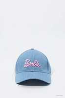 Casquette de base-ball en denim à broderie Barbie™