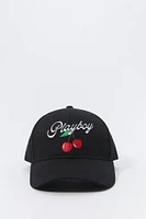 Playboy Cherry Embroidered Baseball Hat