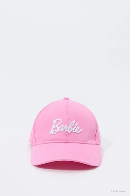 Casquette de base-ball à broderie Barbie