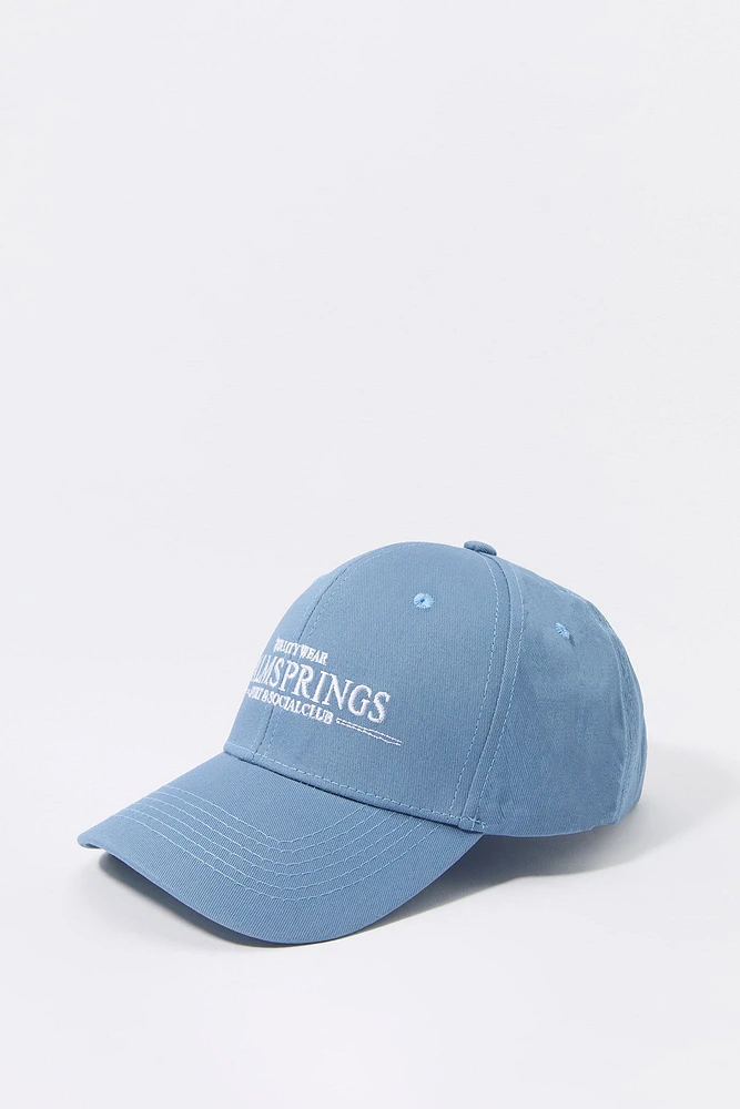 Palm Springs Embroidered Baseball Hat