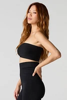 Seamless No Show Bandeau with Built-In Bra Cups