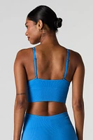 Seamless Ribbed Padded Bralette