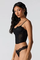 Lace Mesh Corset