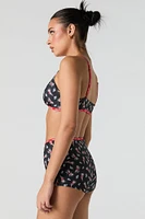 Betty Boop Triangle Bralette & Boy Short 2 Piece Set