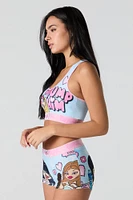 Bratz Sports Bra & Boy Short 2 Piece Set