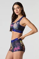 Ensemble avec soutien-gorge de sport et caleçon à imprimé Bratz