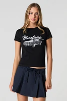 Ford Mustang Graphic Ribbed T-Shirt