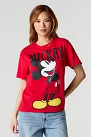 T-shirt de coupe garçonne à imprimé Mickey 28