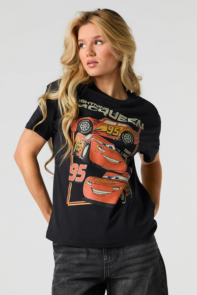T-shirt à imprimé Lightning McQueen