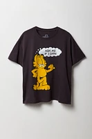 T-shirt de coupe garÃ§onne Ã  imprimÃ© Garfield Don't Care