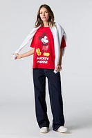 Mickey Mouse Graphic Boyfriend T-Shirt