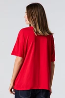 Mickey Mouse Graphic Boyfriend T-Shirt