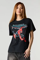 T-shirt de coupe garçonne à imprimé The Amazing Spider-Man