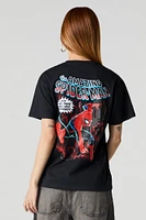 T-shirt de coupe garçonne à imprimé The Amazing Spider-Man