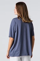 T-shirt de coupe garçonne à imprimé Peanuts