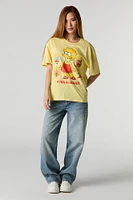 Lisa Simpson Graphic Boyfriend T-Shirt