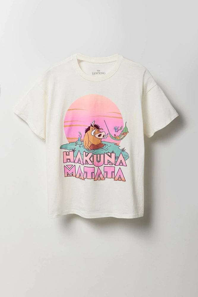 Hakuna Matata Graphic Boyfriend T-Shirt