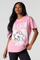 T-shirt de coupe garçonne A imprimé I'm Lady