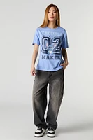 Stitch Trouble Maker Graphic Boyfriend T-Shirt