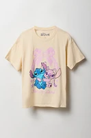 Stitch & Angel Graphic Boyfriend T-Shirt