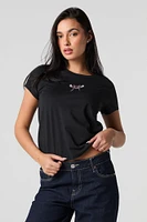 T-shirt à imprimé Stitch & Angel