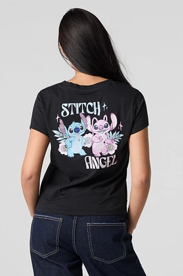 T-shirt à imprimé Stitch & Angel