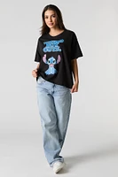 Stitch Weird But Cute Graphic Boyfriend T-Shirt