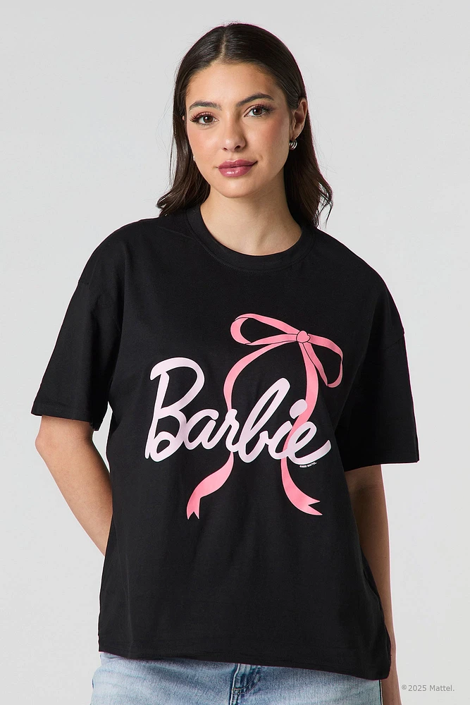Barbie™ Bow Graphic Boyfriend T-Shirt