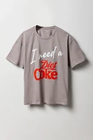 I Need Diet Coke Graphic Boyfriend T-Shirt