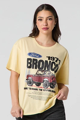 T-shirt de coupe garçonne à imprimé Ford Bronco