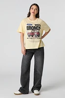 T-shirt de coupe garçonne à imprimé Ford Bronco