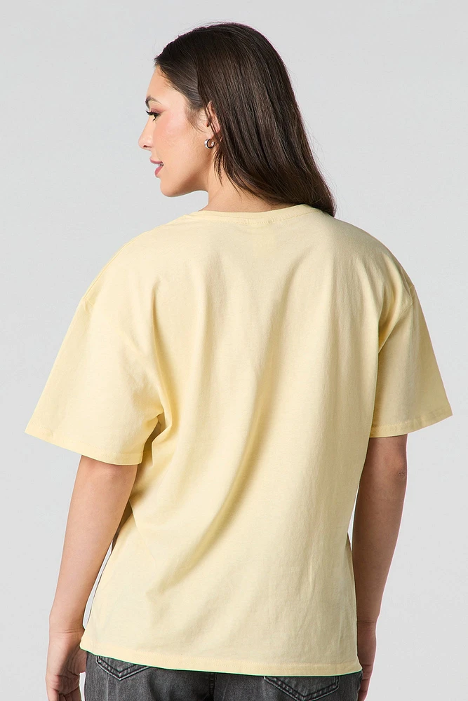 T-shirt de coupe garçonne à imprimé Ford Bronco