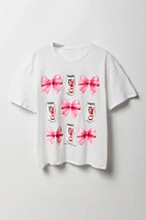 Diet Coke Bow Graphic Boyfriend T-Shirt