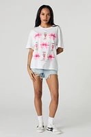 Diet Coke Bow Graphic Boyfriend T-Shirt