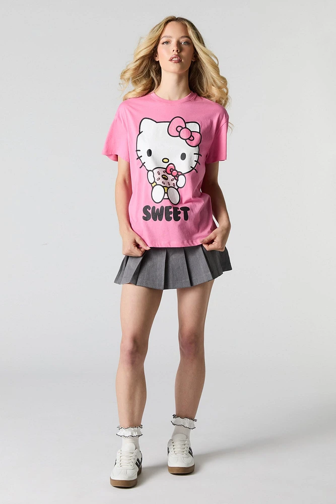 Sweet Hello Kitty Graphic Boyfriend T-Shirt