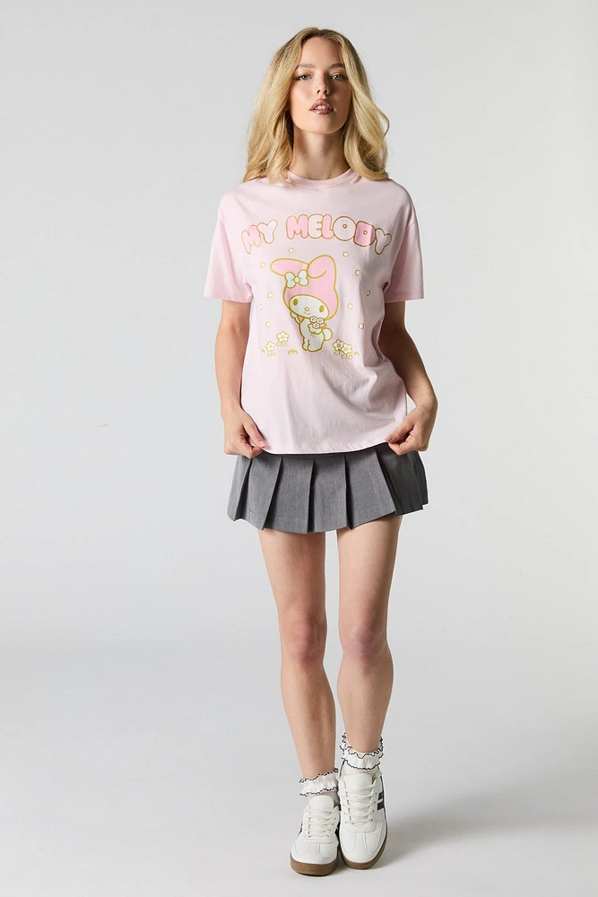 T-shirt de coupe garçonne à imprimé My Melody