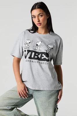 T-shirt à imprimé Snoopy Vibes