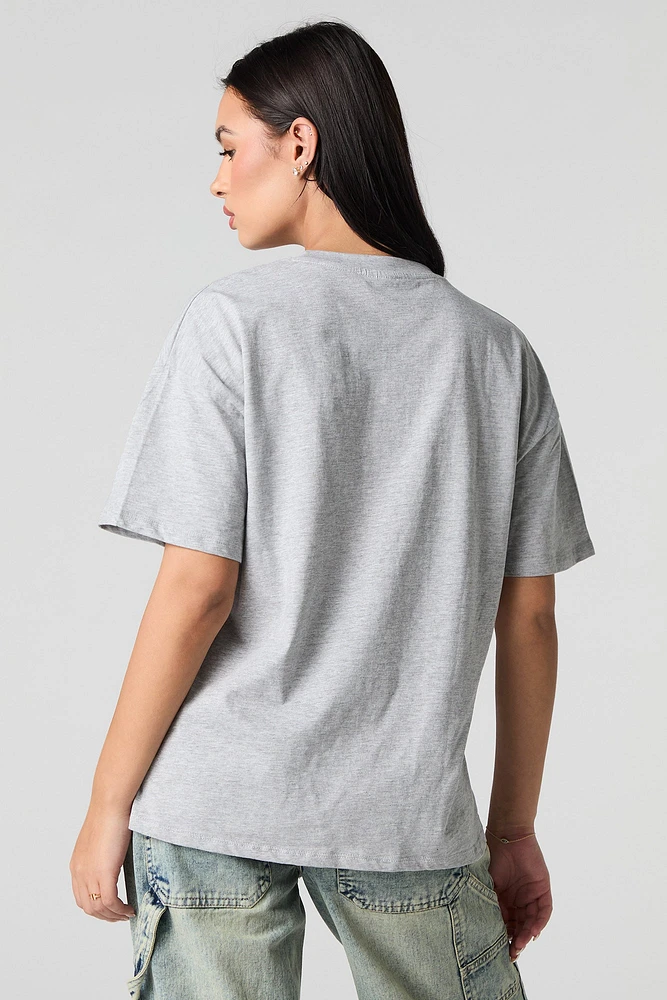 T-shirt à imprimé Snoopy Vibes