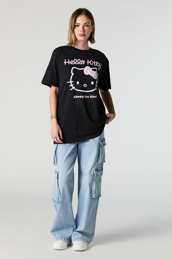 Hello Kitty Be Kind Graphic Boyfriend T-Shirt