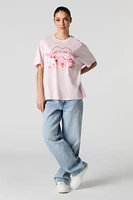 Valentines Hello Kitty and Friends Graphic Boyfriend T-Shirt