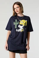 Peanuts Desert Graphic Boyfriend T-Shirt