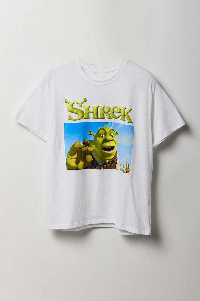 T-shirt coupe garÃ§onne Ã  motif Shrek