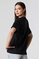 Tupac Graphic Boyfriend T-Shirt