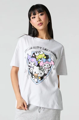 Hello Kitty & Friends Graphic Boyfriend T-Shirt