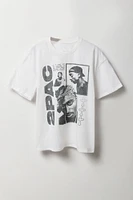 T-shirt à imprimé Tupac