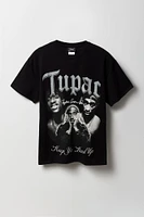 Tupac Keep Ya Head Up Graphic Boyfriend T-Shirt