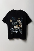 T-shirt coupe garçonne à motif Tupac